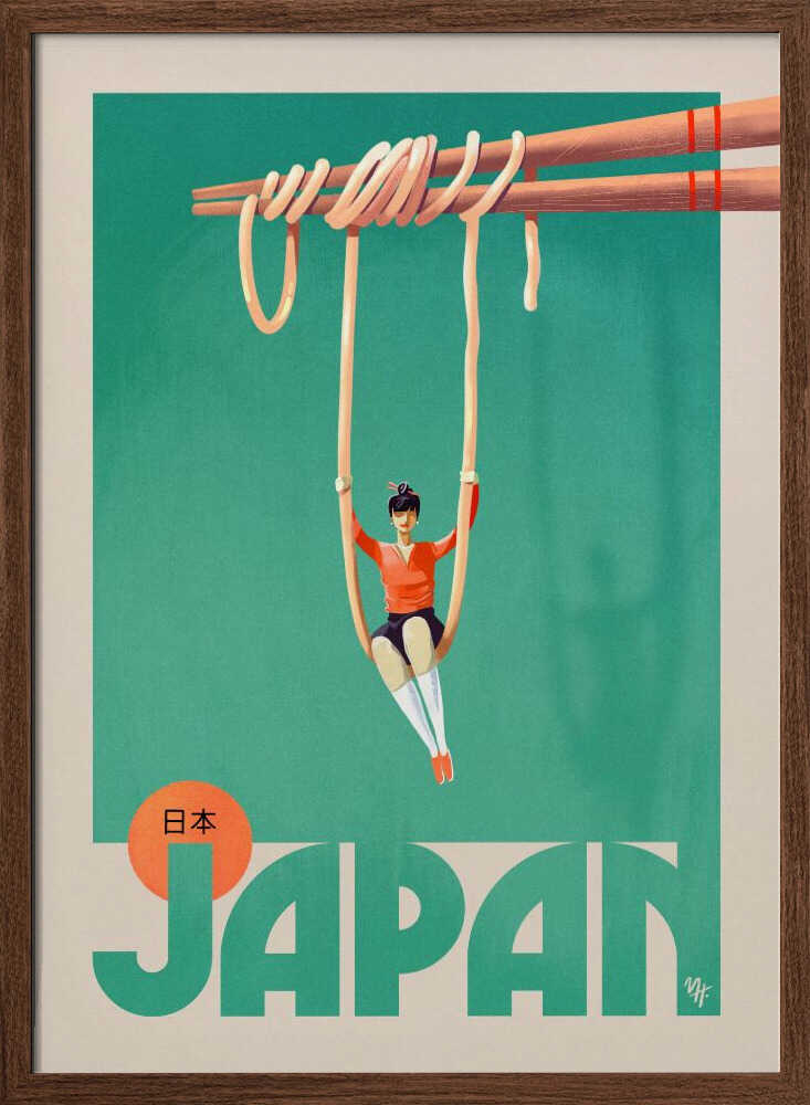 Japan - Stretched Canvas, Poster or Fine Art Print - I Heart Wall Art - Poster Print, Canvas Print or Framed Art Print