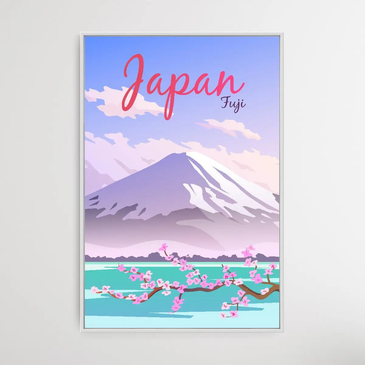 Japan - Vintage Style Travel Print - I Heart Wall Art