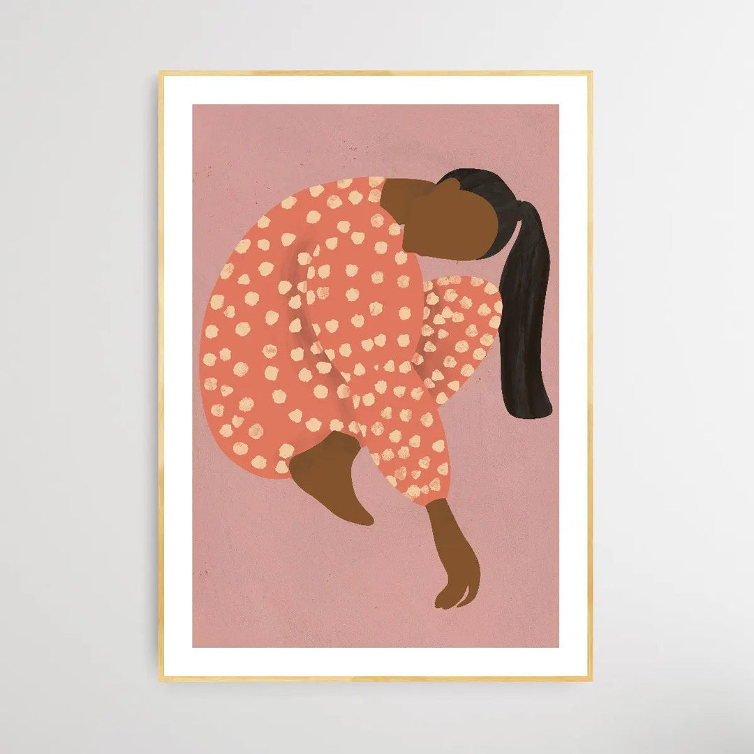 Jasmine on Pink I Heart Wall Art Australia 