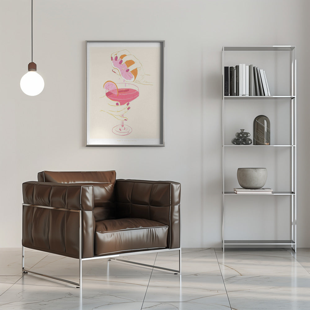Jlr Cocktail2 Copy - Stretched Canvas, Poster or Fine Art Print I Heart Wall Art