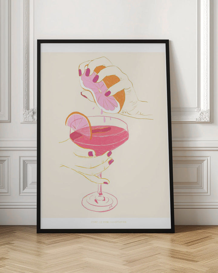 Jlr Cocktail2 Copy - Stretched Canvas, Poster or Fine Art Print I Heart Wall Art