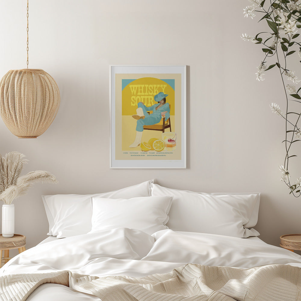 Jlr Cocktails Whiskysour Copy - Stretched Canvas, Poster or Fine Art Print I Heart Wall Art