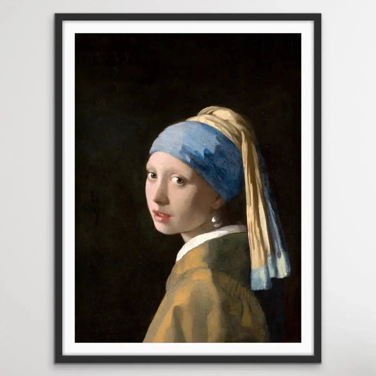 Johannes Vermeer’s Girl with a Pearl Earring (c1665) - Adapted Print of Original Painting - I Heart Wall Art