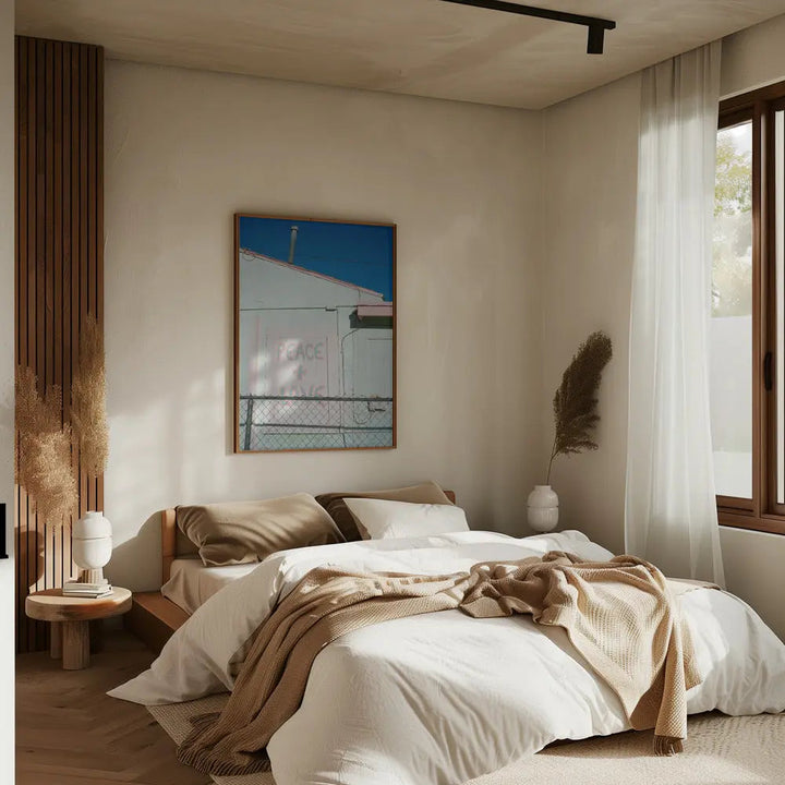 Joshua Tree Peace - Stretched Canvas, Poster or Fine Art Print I Heart Wall Art