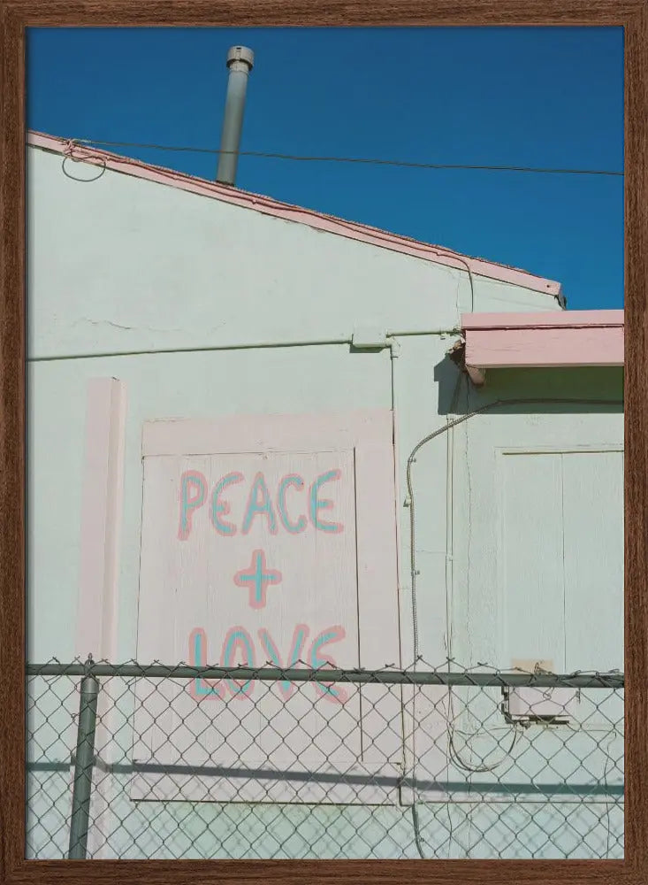 Joshua Tree Peace - Stretched Canvas, Poster or Fine Art Print I Heart Wall Art