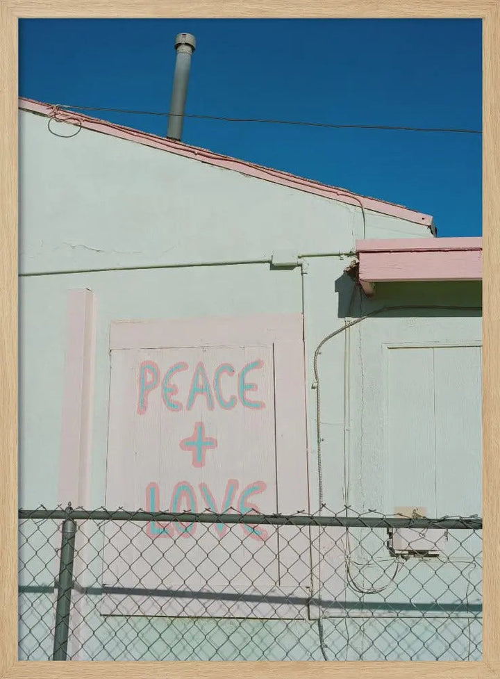 Joshua Tree Peace - Stretched Canvas, Poster or Fine Art Print I Heart Wall Art