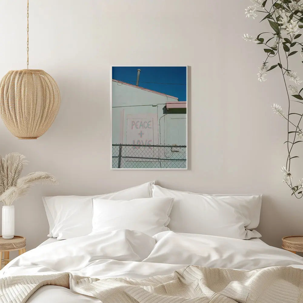 Joshua Tree Peace - Stretched Canvas, Poster or Fine Art Print I Heart Wall Art