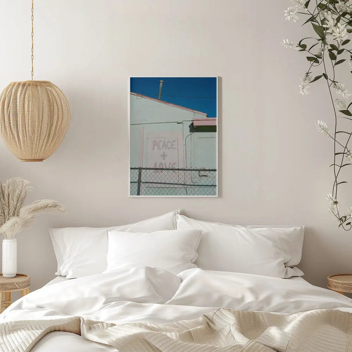 Joshua Tree Peace - Stretched Canvas, Poster or Fine Art Print I Heart Wall Art