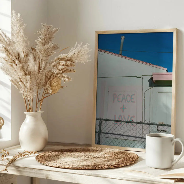 Joshua Tree Peace - Stretched Canvas, Poster or Fine Art Print I Heart Wall Art