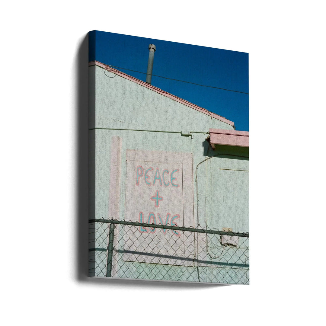 Joshua Tree Peace - Stretched Canvas, Poster or Fine Art Print I Heart Wall Art