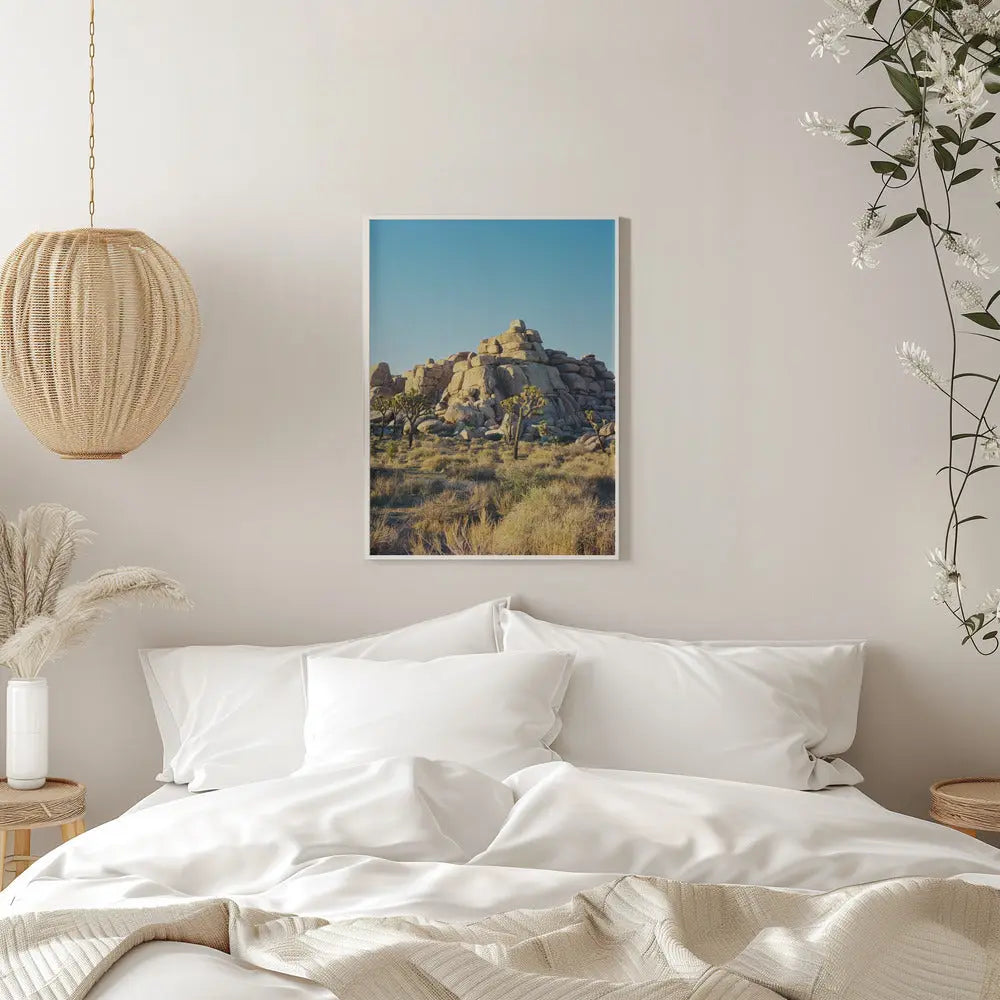 Joshua Tree Sunset - Stretched Canvas, Poster or Fine Art Print I Heart Wall Art