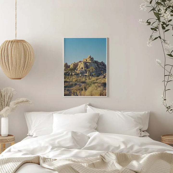 Joshua Tree Sunset - Stretched Canvas, Poster or Fine Art Print I Heart Wall Art