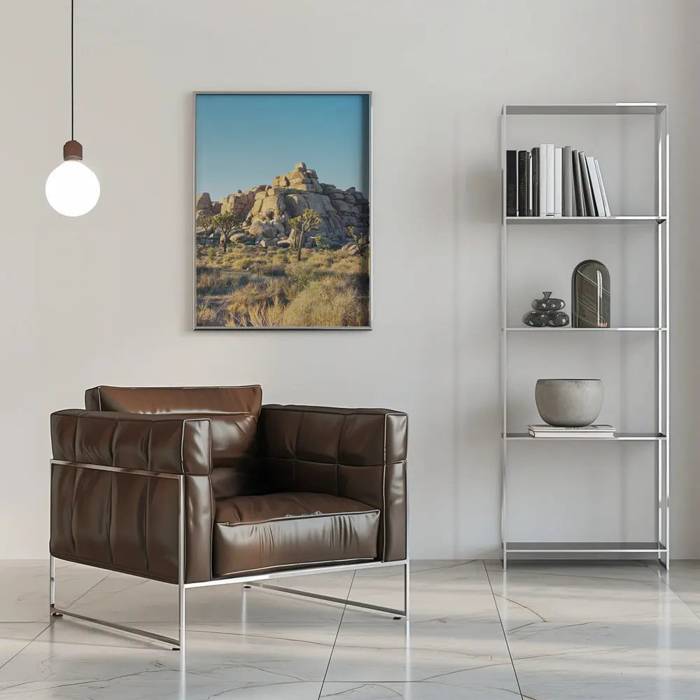 Joshua Tree Sunset - Stretched Canvas, Poster or Fine Art Print I Heart Wall Art
