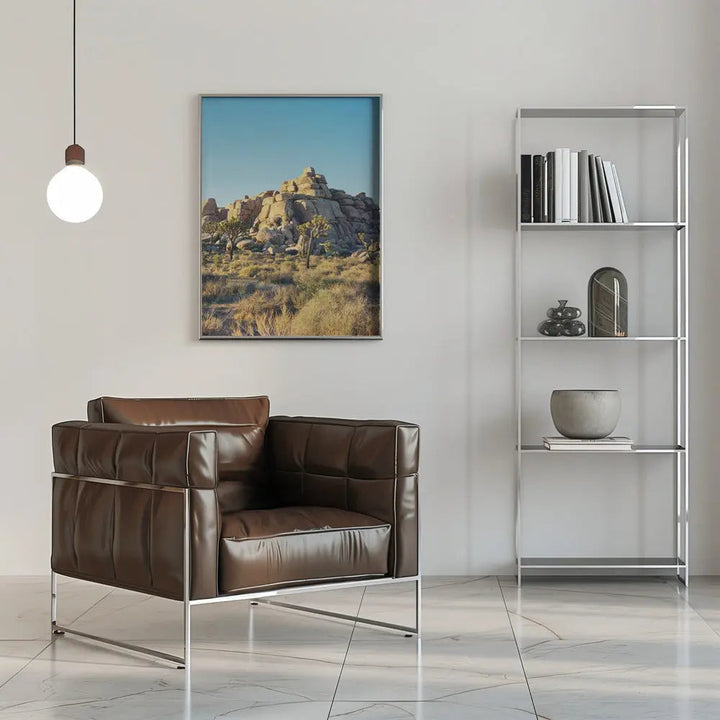 Joshua Tree Sunset - Stretched Canvas, Poster or Fine Art Print I Heart Wall Art