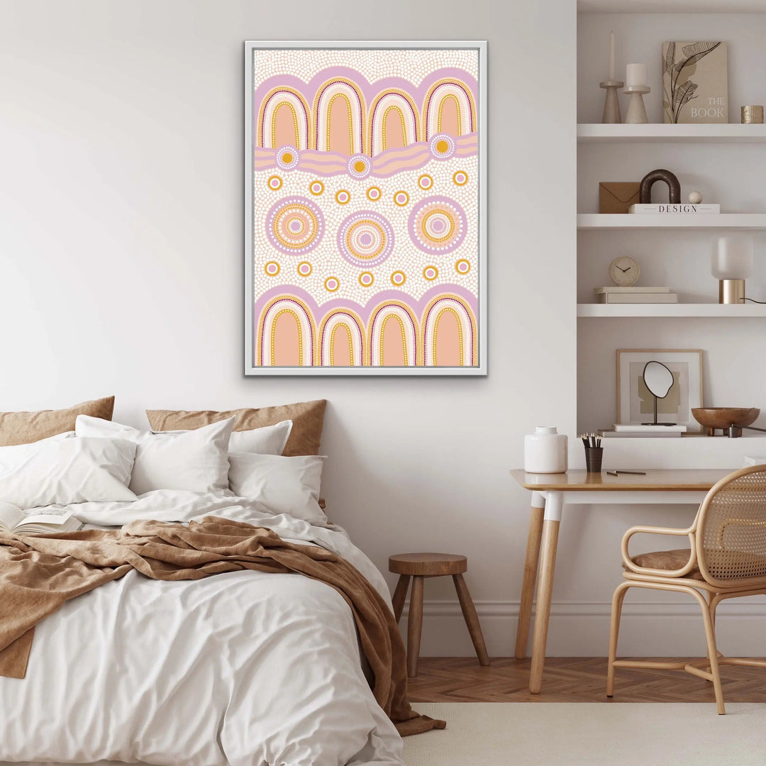 Journey Purple - Edition One, Part One- Aboriginal Art Print by Sherri Cummins - I Heart Wall Art