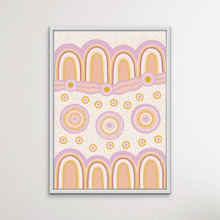 Journey Purple - Edition One, Part One- Aboriginal Art Print by Sherri Cummins - I Heart Wall Art