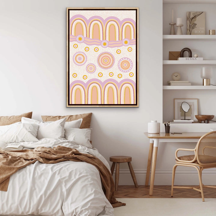 Journey Purple - Edition One, Part Two- Aboriginal Art Print by Sherri Cummins - I Heart Wall Art