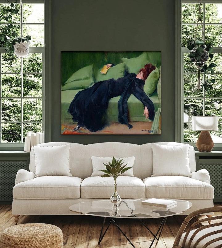 Jove Decadent - (The Young Decadent) -  Ramon Casas - Vintage Art Print as Canvas or Paper Print I Heart Wall Art Australia 