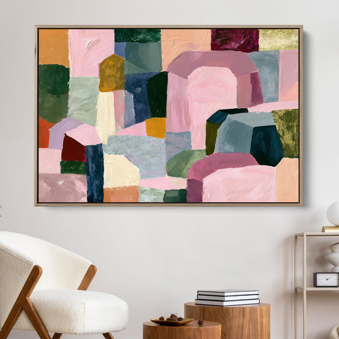 xxxx by IHeartStudio - Colourful Geometric Canvas Print