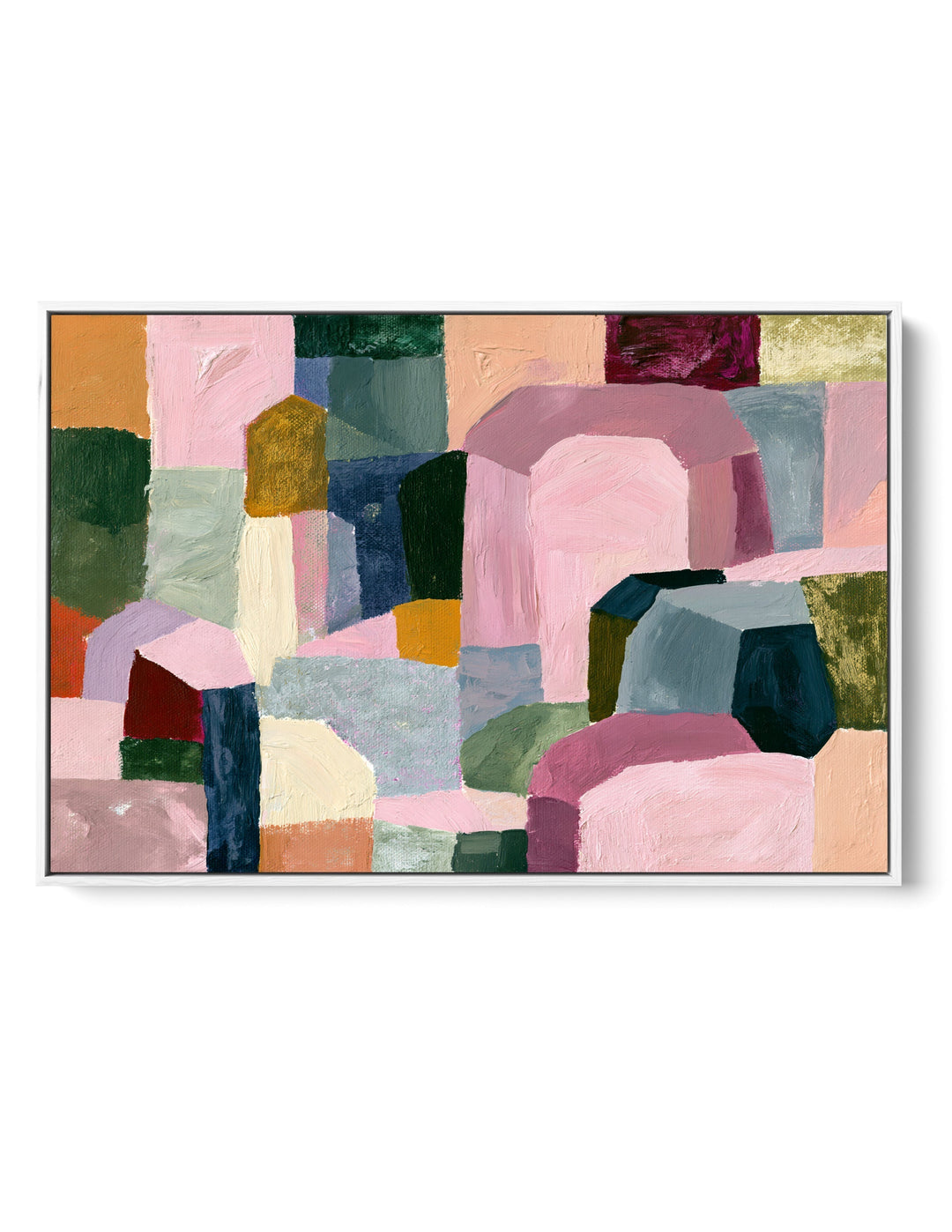 xxxx by IHeartStudio - Colourful Geometric Canvas Print