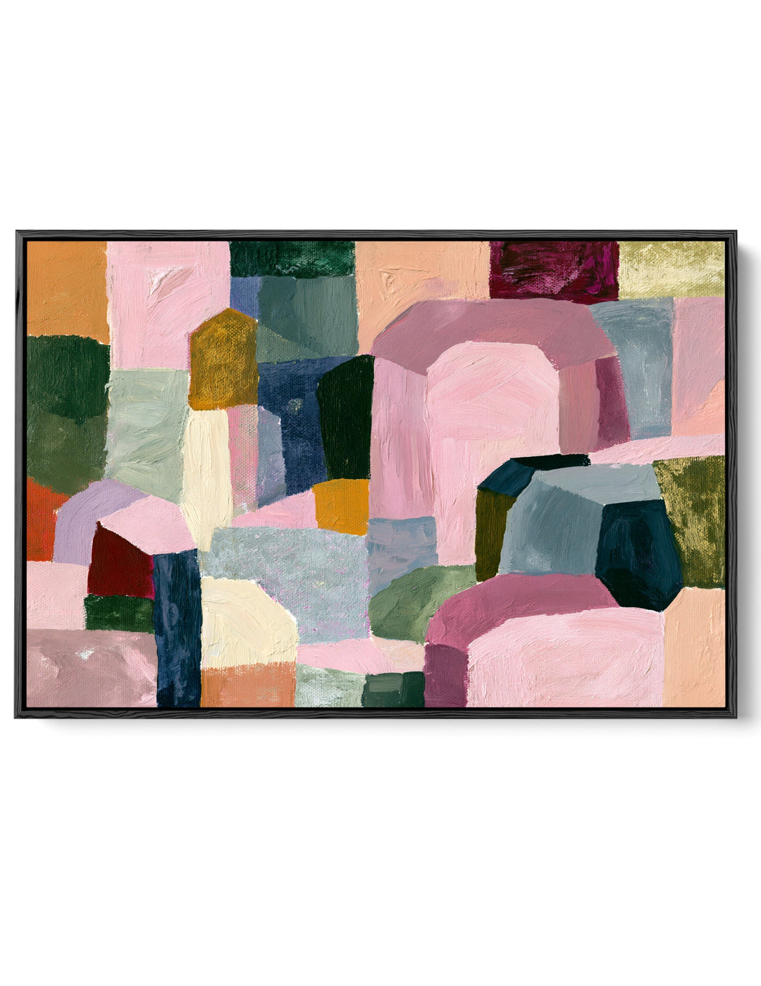 xxxx by IHeartStudio - Colourful Geometric Canvas Print