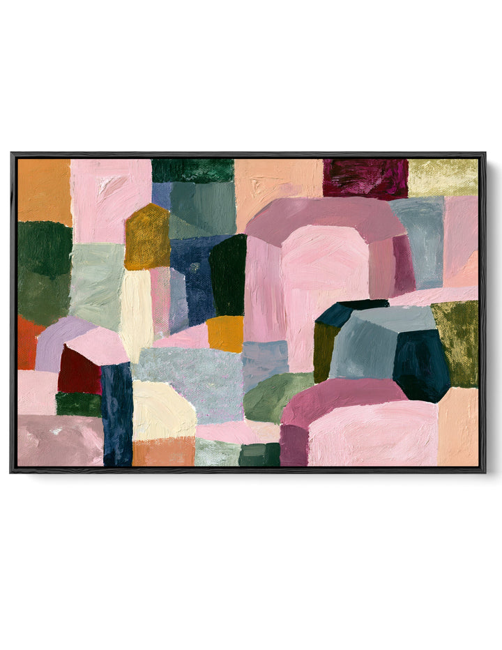xxxx by IHeartStudio - Colourful Geometric Canvas Print