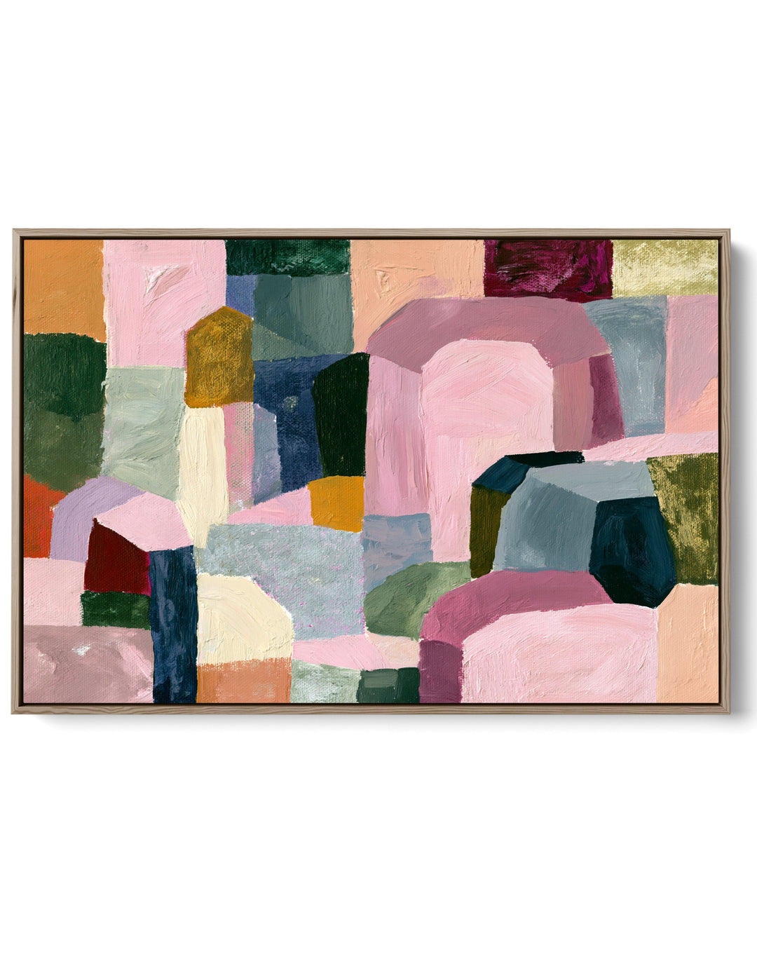 xxxx by IHeartStudio - Colourful Geometric Canvas Print
