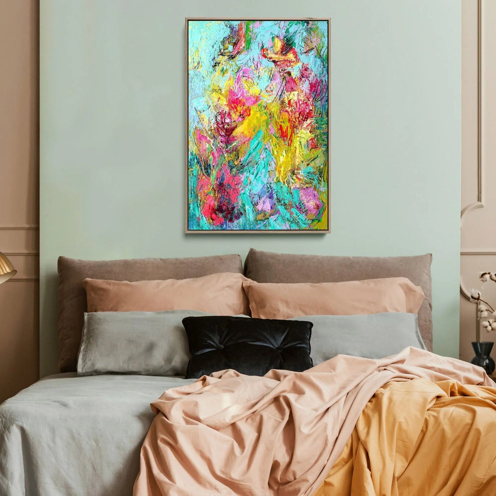 Joys Garden by Dorothy Fagan- Stretched Canvas Print or Framed Fine Art Print - Artwork I Heart Wall Art Australia 