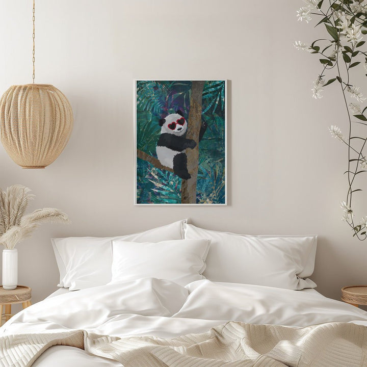 Jungle Panda - Stretched Canvas, Poster or Fine Art Print - I Heart Wall Art - Poster Print, Canvas Print or Framed Art Print