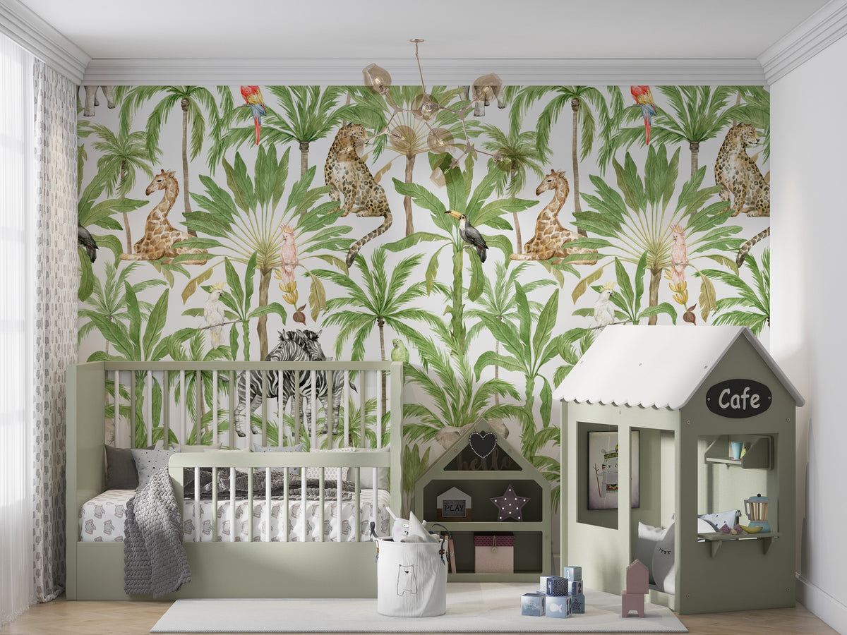 Jungle Story - African and Australian Animals On Wallpaper