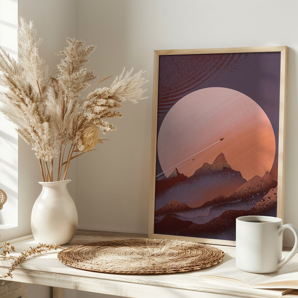 Jupiter Mountains - Stretched Canvas, Poster or Fine Art Print I Heart Wall Art