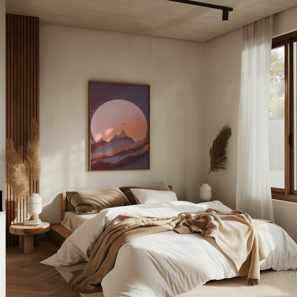 Jupiter Mountains - Stretched Canvas, Poster or Fine Art Print I Heart Wall Art