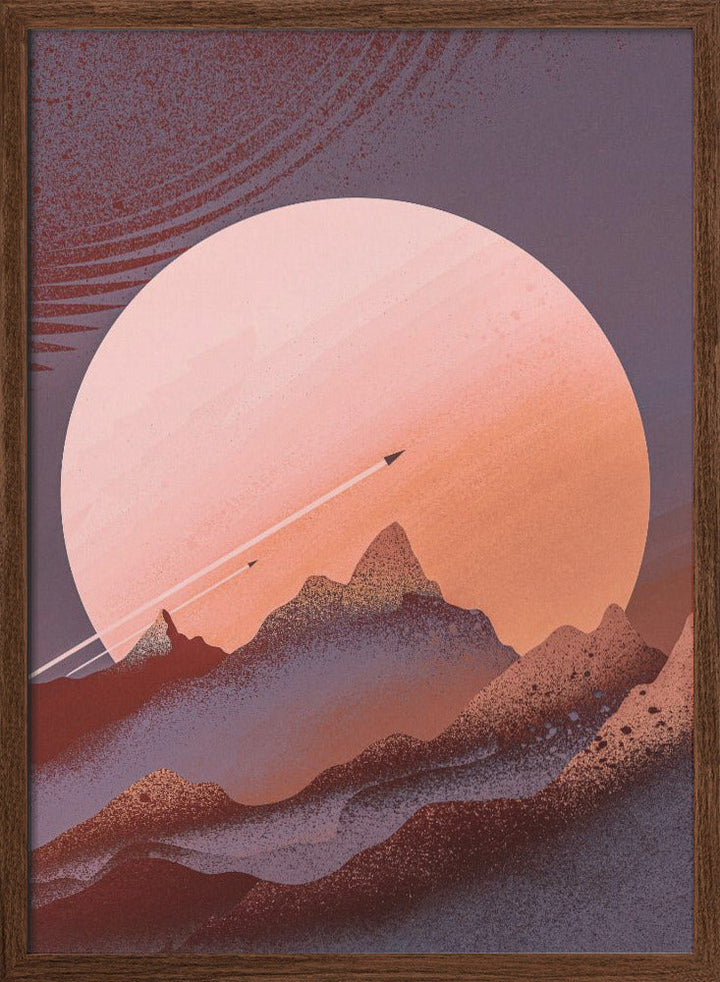 Jupiter Mountains - Stretched Canvas, Poster or Fine Art Print I Heart Wall Art
