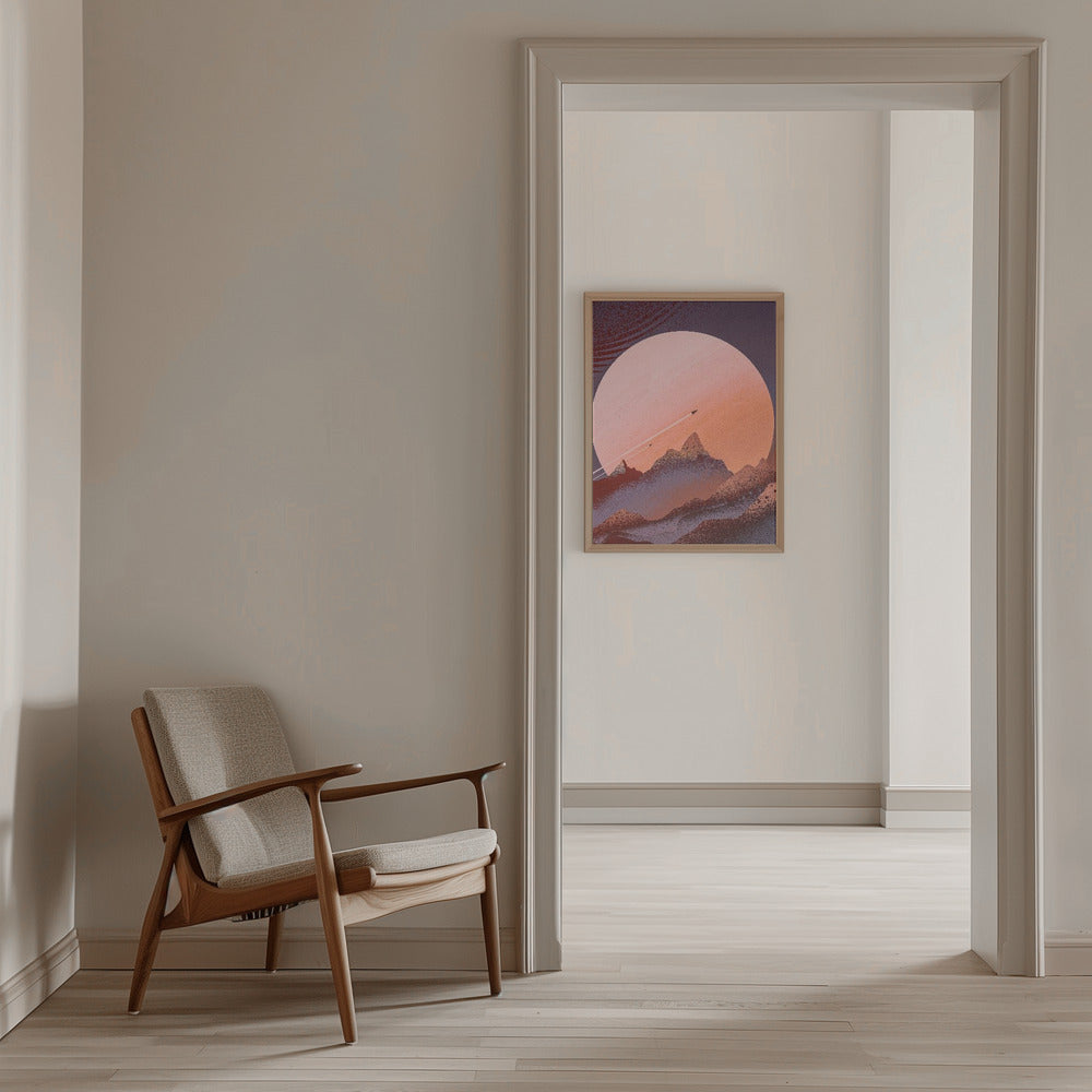 Jupiter Mountains - Stretched Canvas, Poster or Fine Art Print I Heart Wall Art