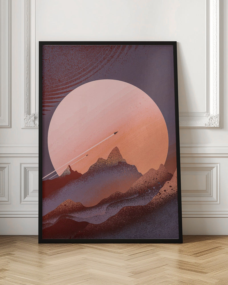 Jupiter Mountains - Stretched Canvas, Poster or Fine Art Print I Heart Wall Art
