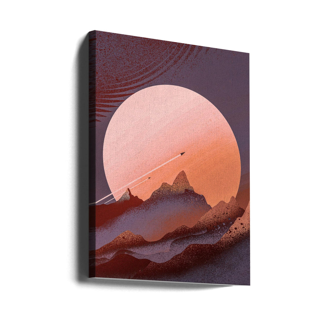 Jupiter Mountains - Stretched Canvas, Poster or Fine Art Print I Heart Wall Art