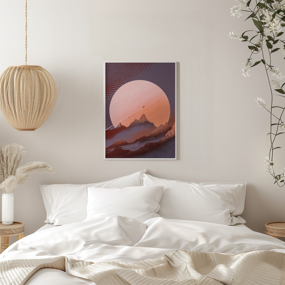 Jupiter Mountains - Stretched Canvas, Poster or Fine Art Print I Heart Wall Art