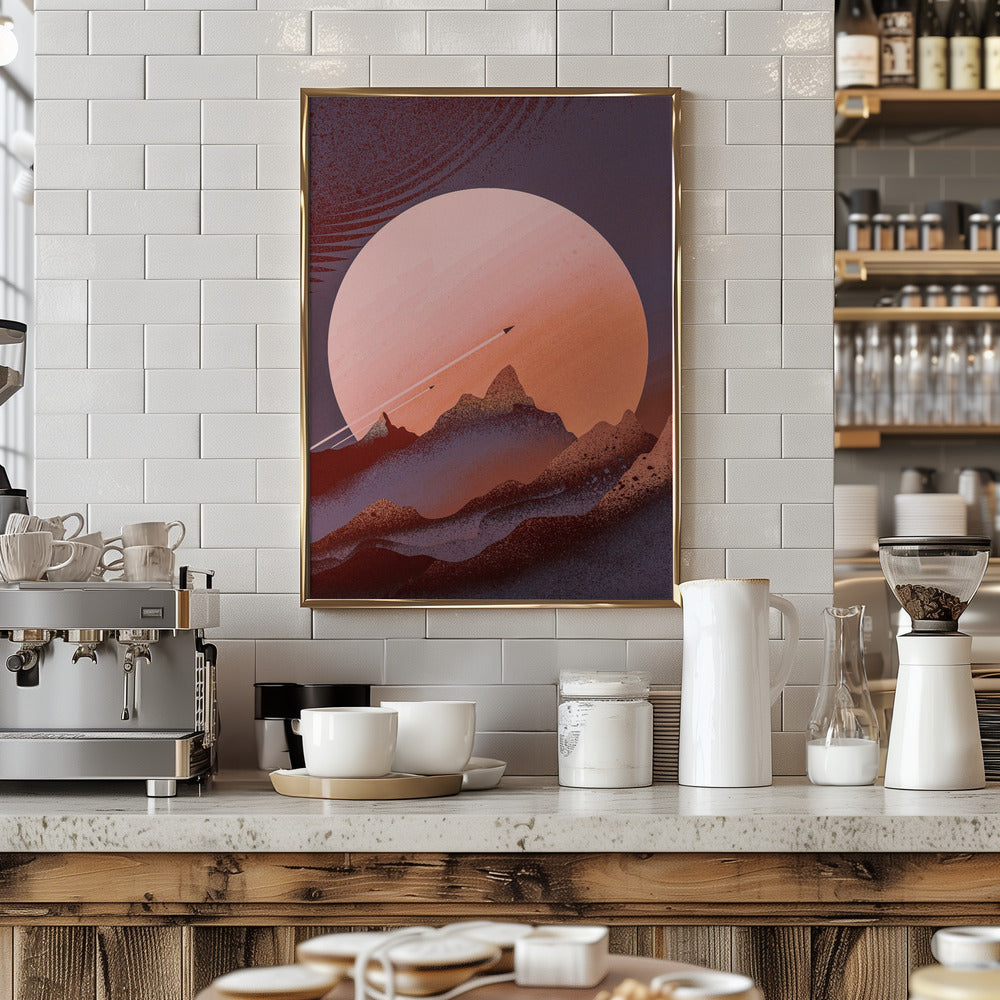 Jupiter Mountains - Stretched Canvas, Poster or Fine Art Print I Heart Wall Art