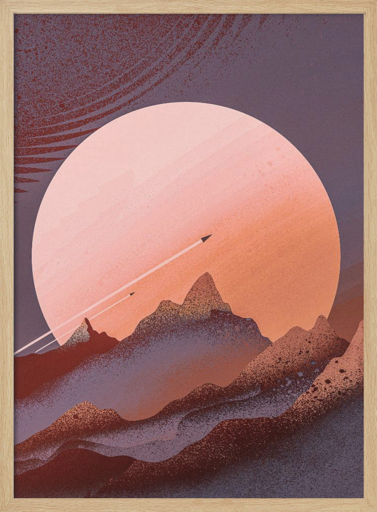 Jupiter Mountains - Stretched Canvas, Poster or Fine Art Print I Heart Wall Art