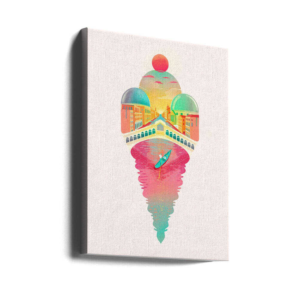 Just One Cornetto - Stretched Canvas, Poster or Fine Art Print - I Heart Wall Art - Poster Print, Canvas Print or Framed Art Print