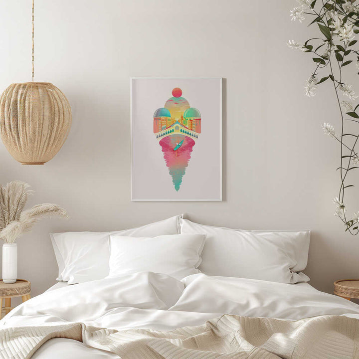 Just One Cornetto - Stretched Canvas, Poster or Fine Art Print - I Heart Wall Art - Poster Print, Canvas Print or Framed Art Print