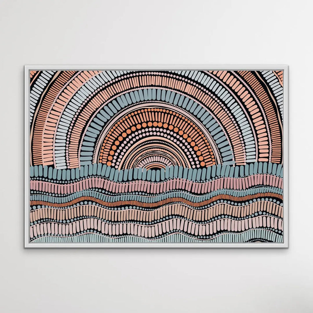 Kaampa Edition Three - Original - Aboriginal Art Print by Leah Cummins - I Heart Wall Art