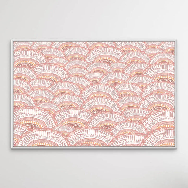 Kaampa - Original-  Aboriginal Art Print By Leah Cummins I Heart Wall Art Australia 
