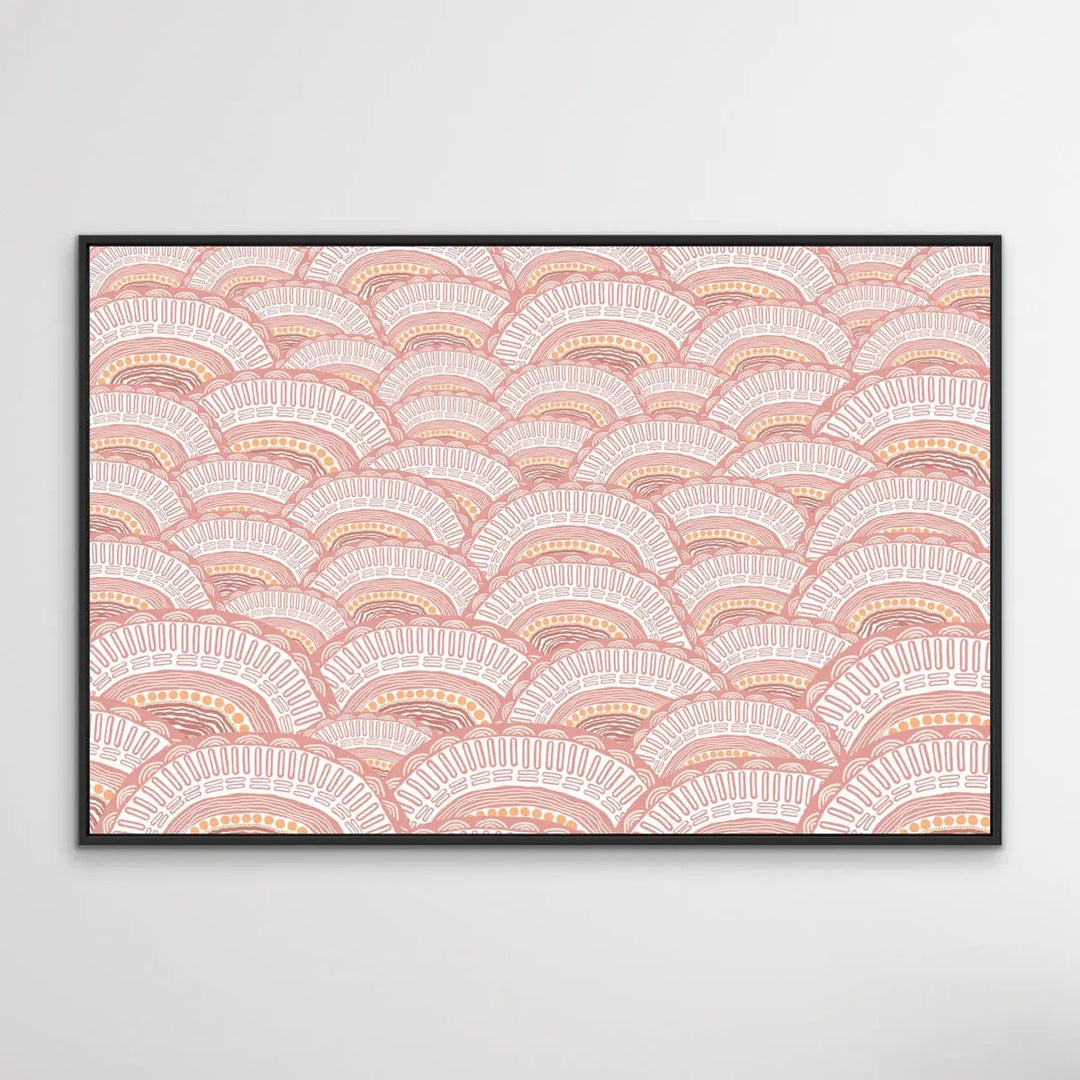 Kaampa - Original-  Aboriginal Art Print By Leah Cummins I Heart Wall Art Australia 