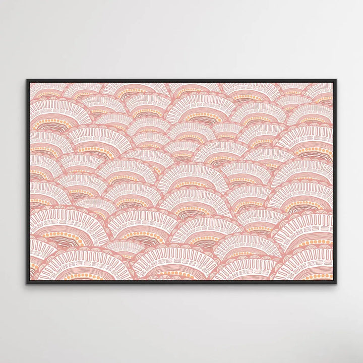 Kaampa - Original-  Aboriginal Art Print By Leah Cummins I Heart Wall Art Australia 
