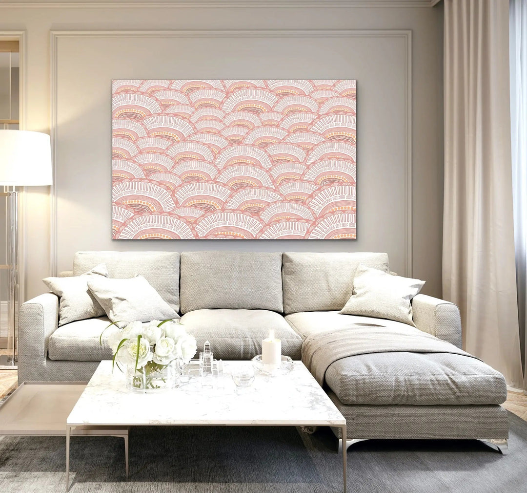Kaampa - Original-  Aboriginal Art Print By Leah Cummins I Heart Wall Art Australia 