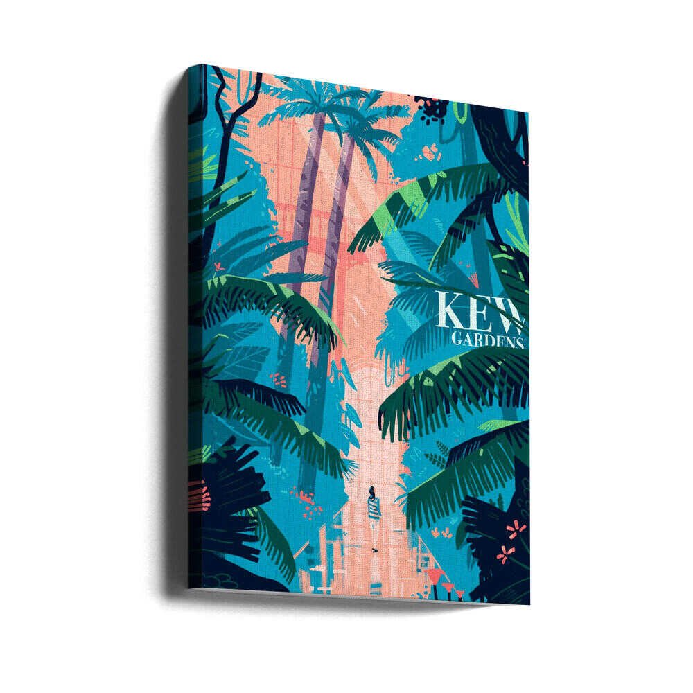 Kew Gardens - Stretched Canvas, Poster or Fine Art Print - I Heart Wall Art - Poster Print, Canvas Print or Framed Art Print