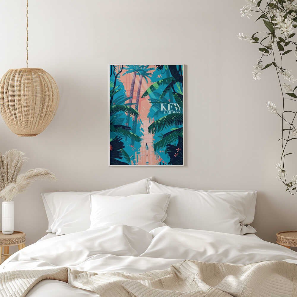 Kew Gardens - Stretched Canvas, Poster or Fine Art Print - I Heart Wall Art - Poster Print, Canvas Print or Framed Art Print