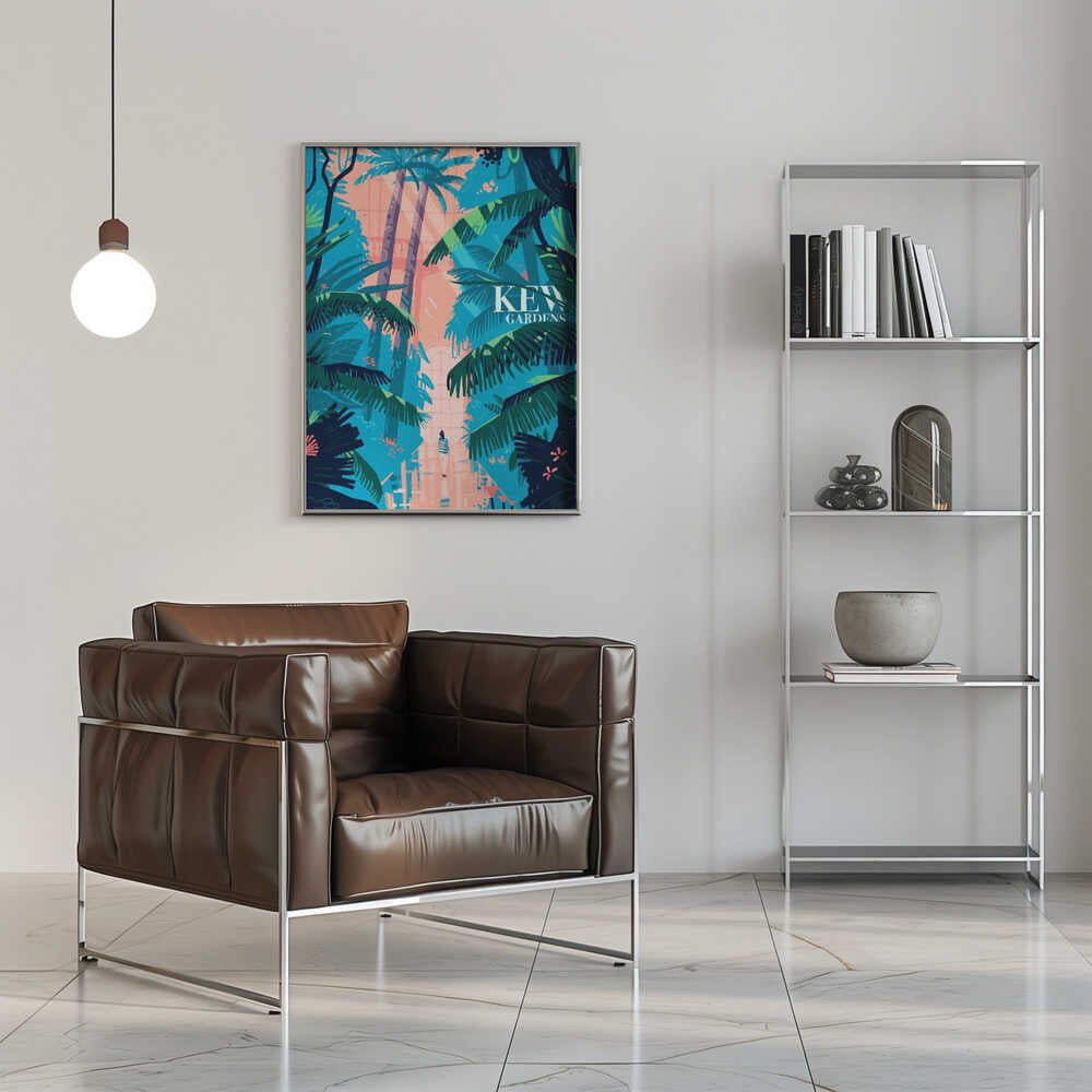Kew Gardens - Stretched Canvas, Poster or Fine Art Print - I Heart Wall Art - Poster Print, Canvas Print or Framed Art Print