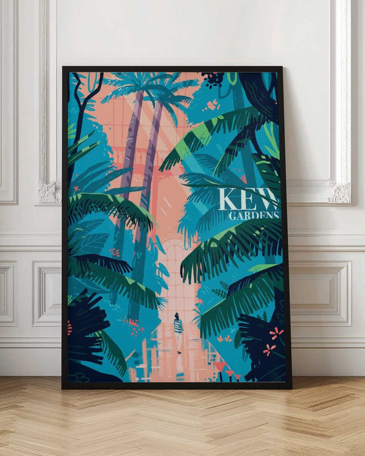 Kew Gardens - Stretched Canvas, Poster or Fine Art Print - I Heart Wall Art - Poster Print, Canvas Print or Framed Art Print